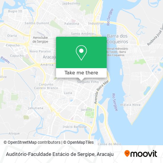 Auditório-Faculdade Estácio de Sergipe map