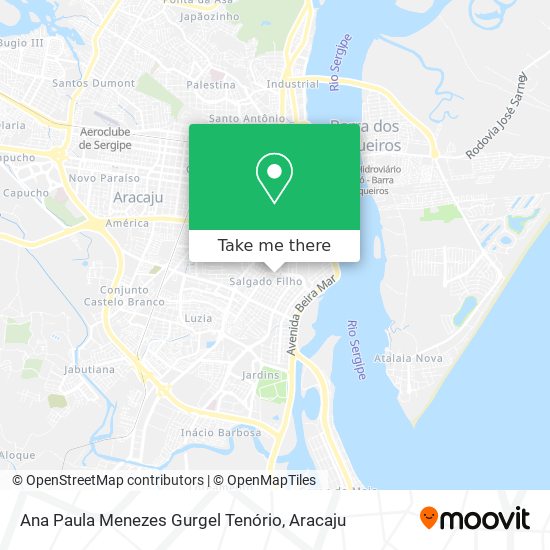 Ana Paula Menezes Gurgel Tenório map