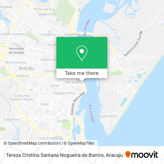 Tereza Cristina Santana Nogueira de Barros map