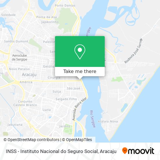 INSS - Instituto Nacional do Seguro Social map