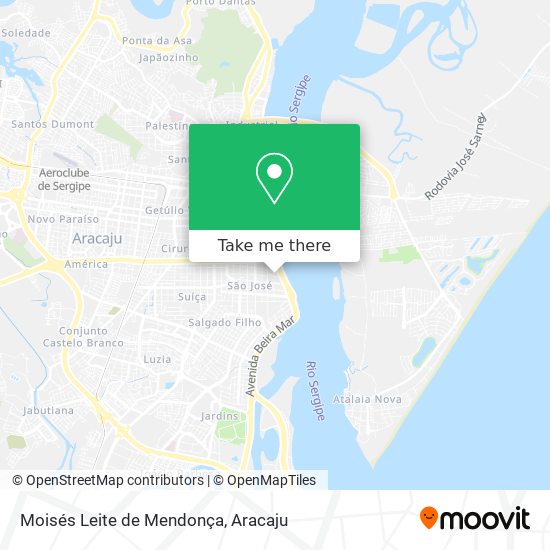 Moisés Leite de Mendonça map