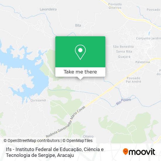 Ifs - Instituto Federal de Educação, Ciência e Tecnologia de Sergipe map