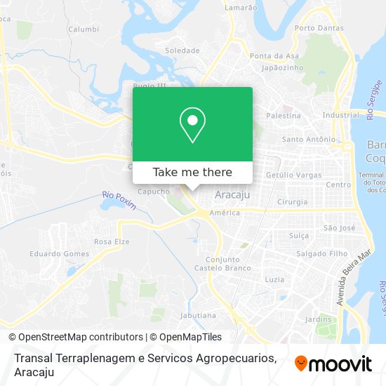 Mapa Transal Terraplenagem e Servicos Agropecuarios