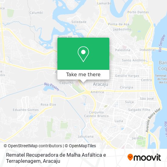 Rematel Recuperadora de Malha Asfáltica e Terraplenagem map