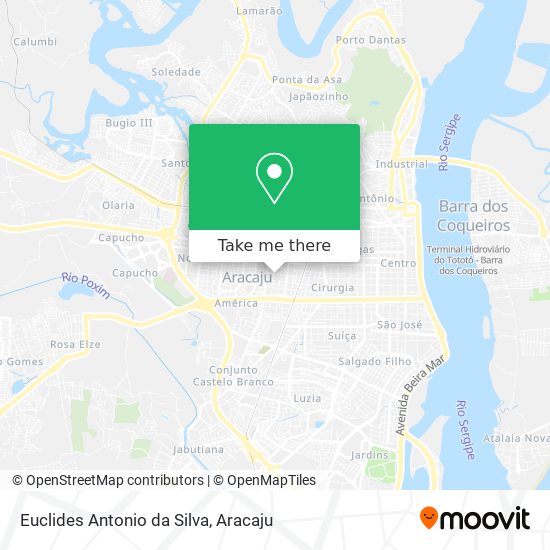 Euclides Antonio da Silva map