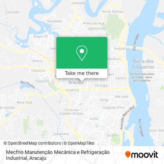 Mapa Mecfrio Manutenção Mecânica e Refrigeração Industrial