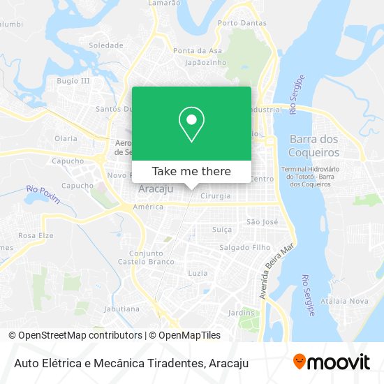 Auto Elétrica e Mecânica Tiradentes map