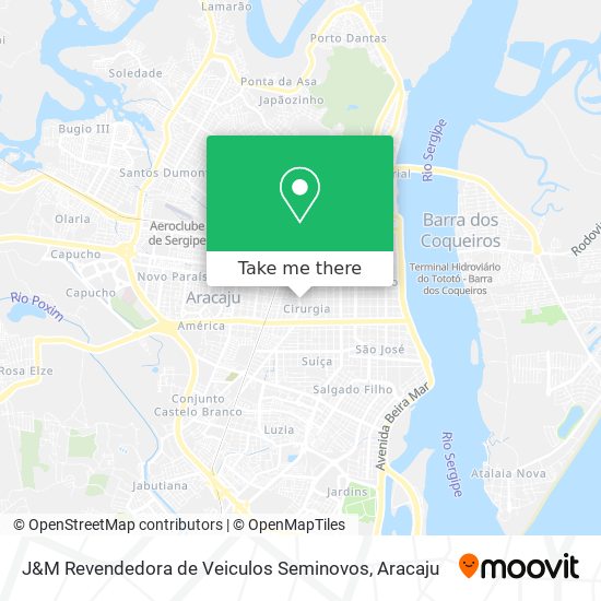 Mapa J&M Revendedora de Veiculos Seminovos