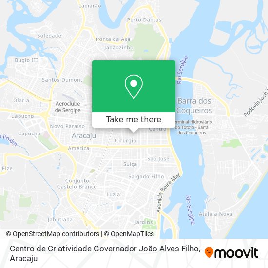 Centro de Criatividade Governador João Alves Filho map