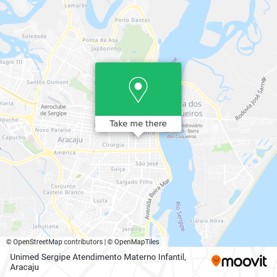 Mapa Unimed Sergipe Atendimento Materno Infantil