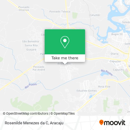 Rosenilde Menezes da C map