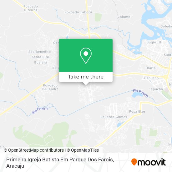 Primeira Igreja Batista Em Parque Dos Farois map