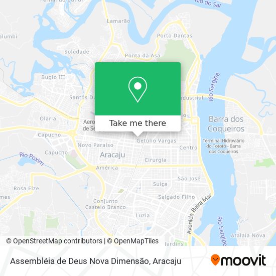 Mapa Assembléia de Deus Nova Dimensão