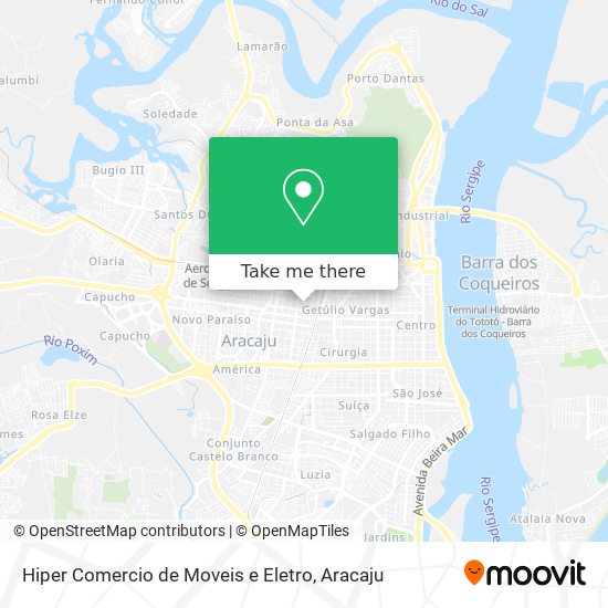 Hiper Comercio de Moveis e Eletro map