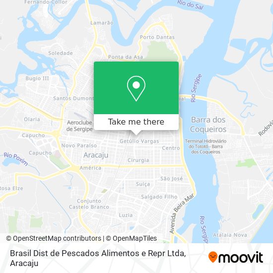 Brasil Dist de Pescados Alimentos e Repr Ltda map