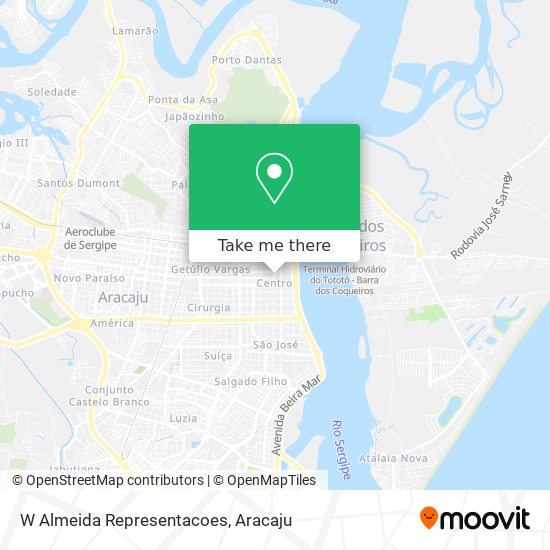 W Almeida Representacoes map