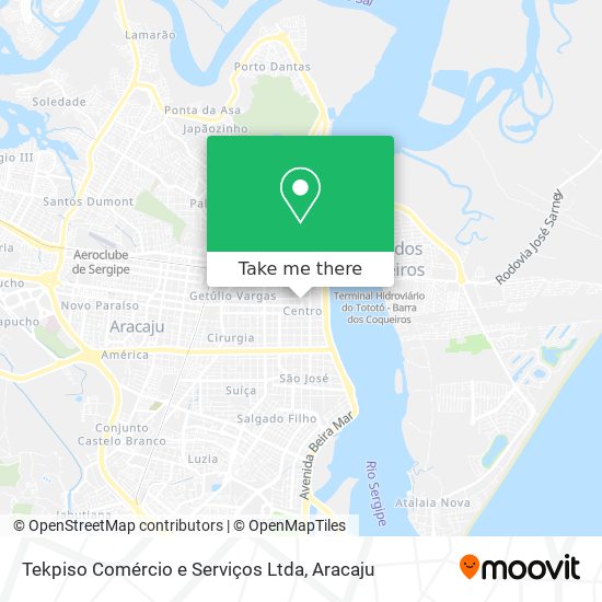 Tekpiso Comércio e Serviços Ltda map