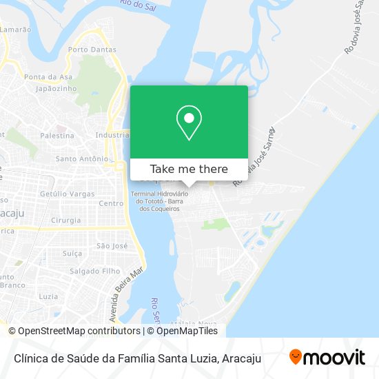 Clínica de Saúde da Família Santa Luzia map