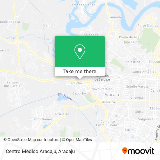 Mapa Centro Médico Aracaju