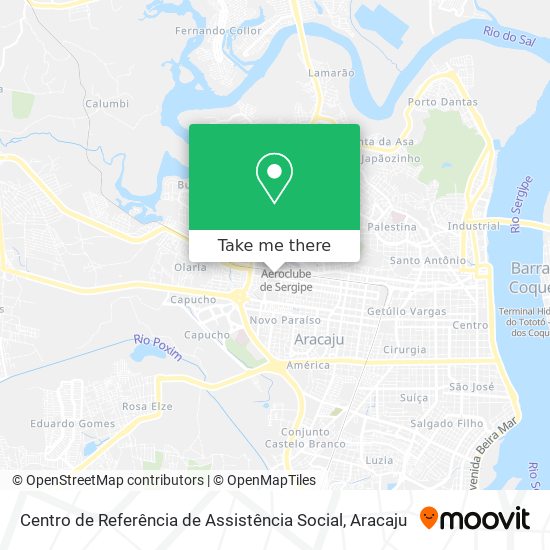 Centro de Referência de Assistência Social map