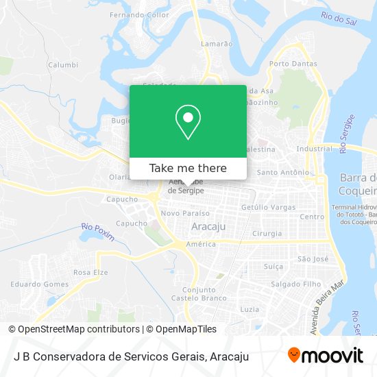 J B Conservadora de Servicos Gerais map
