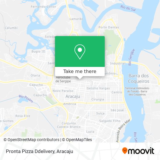 Pronta Pizza Ddelivery map