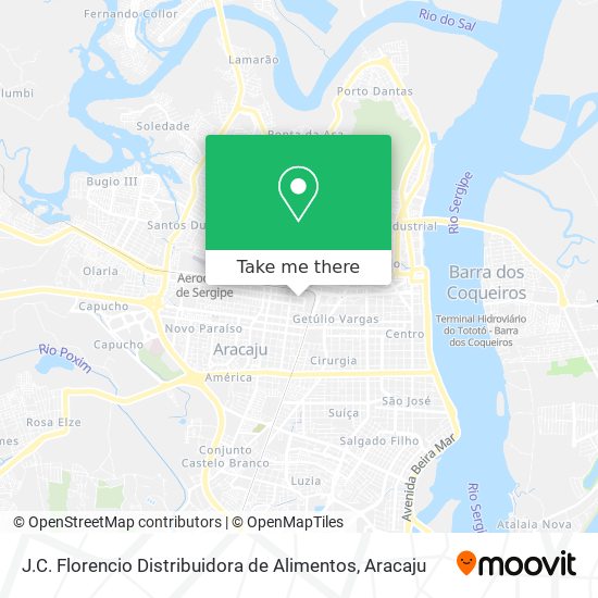 J.C. Florencio Distribuidora de Alimentos map