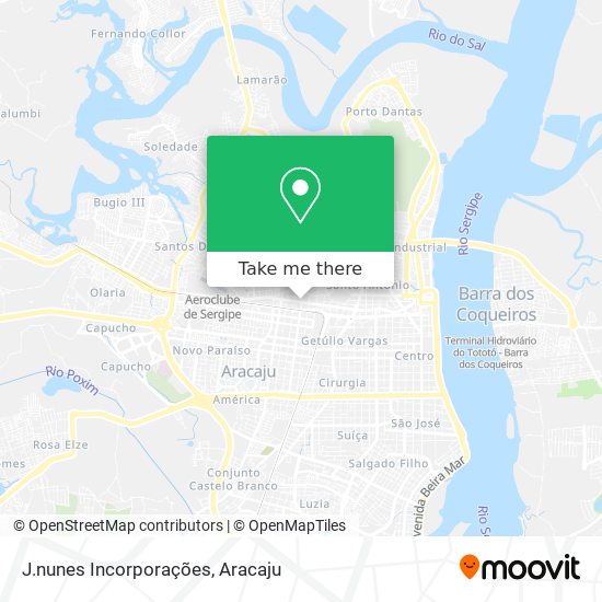 J.nunes Incorporações map