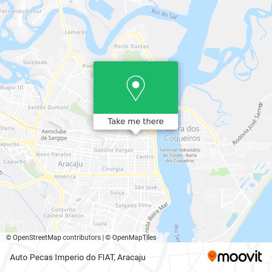 Auto Pecas Imperio do FIAT map