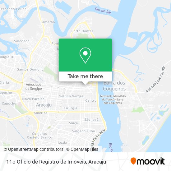 Mapa 11o Ofício de Registro de Imóveis