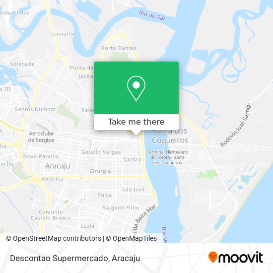 Descontao Supermercado map