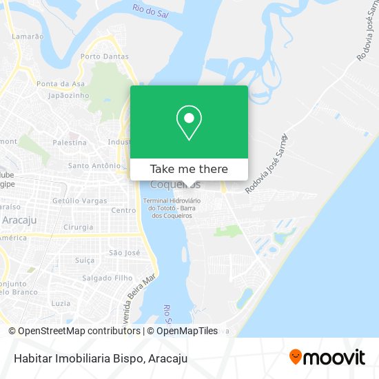 Habitar Imobiliaria Bispo map