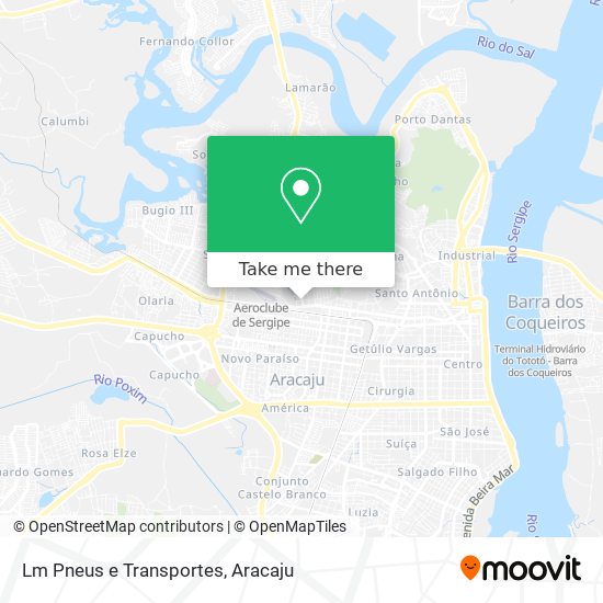 Lm Pneus e Transportes map