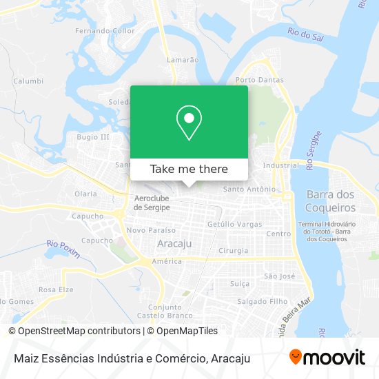 Maiz Essências Indústria e Comércio map