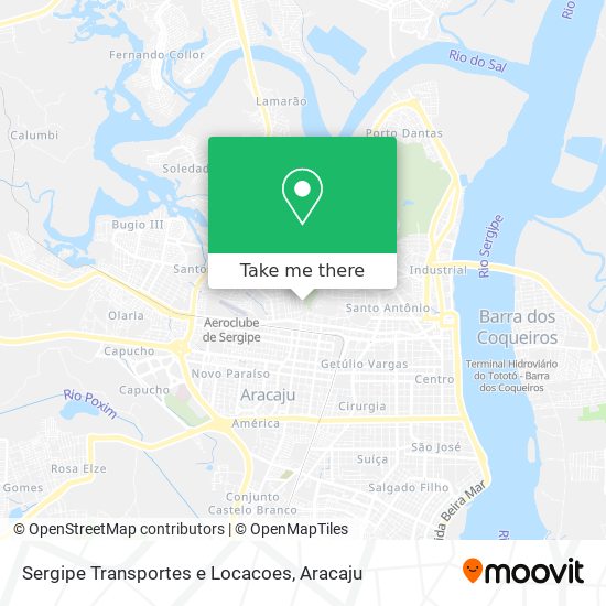 Sergipe Transportes e Locacoes map