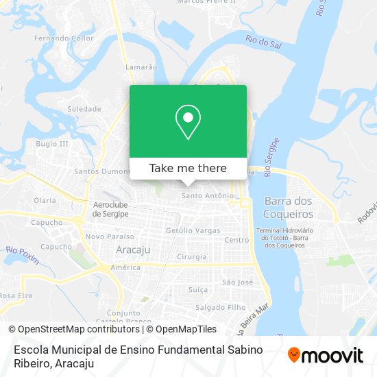 Escola Municipal de Ensino Fundamental Sabino Ribeiro map