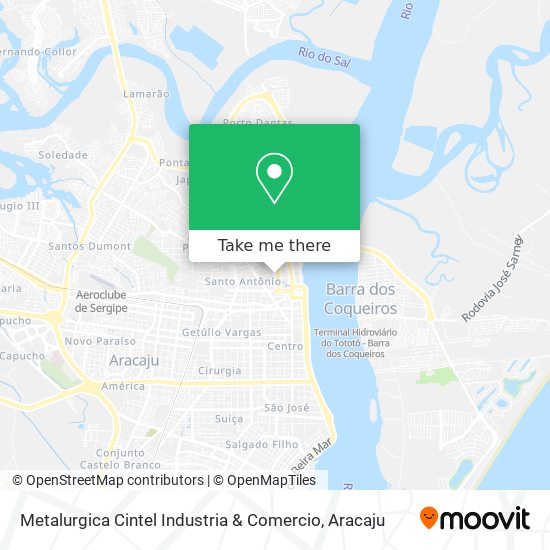 Mapa Metalurgica Cintel Industria & Comercio