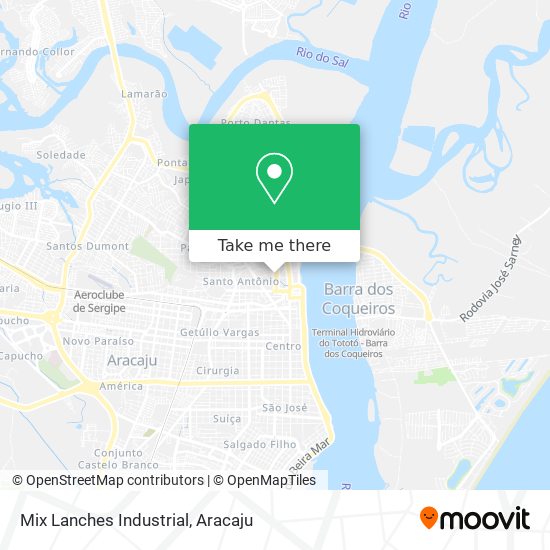 Mix Lanches Industrial map
