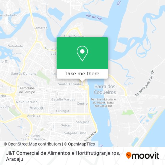 J&T Comercial de Alimentos e Hortifrutigranjeiros map