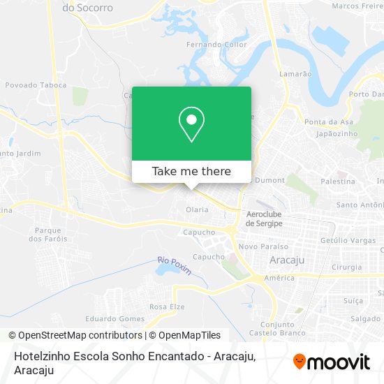 Mapa Hotelzinho Escola Sonho Encantado - Aracaju