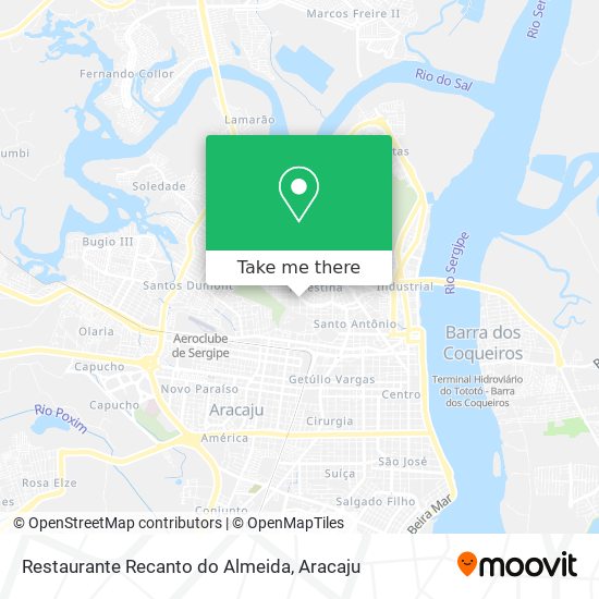 Restaurante Recanto do Almeida map