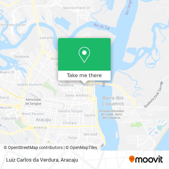 Luiz Carlos da Verdura map