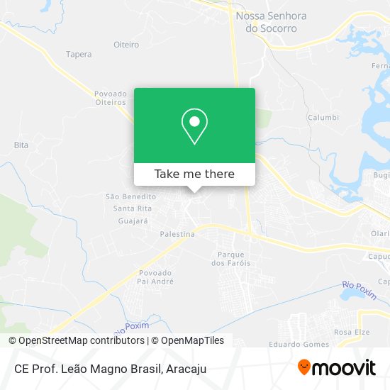 CE Prof. Leão Magno Brasil map