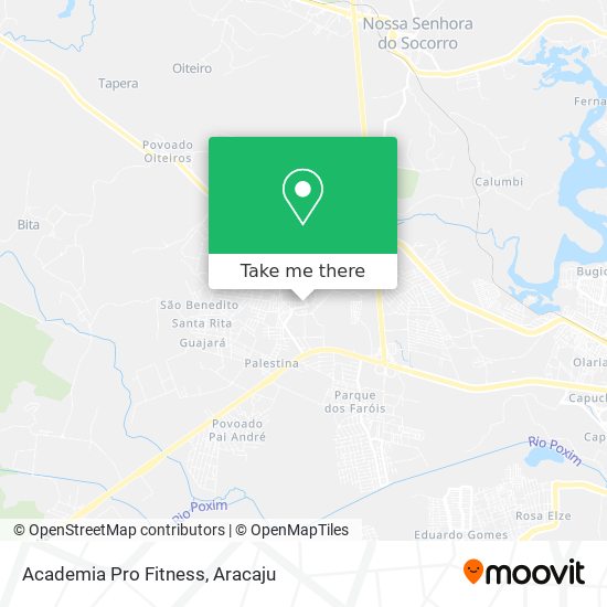 Academia Pro Fitness map