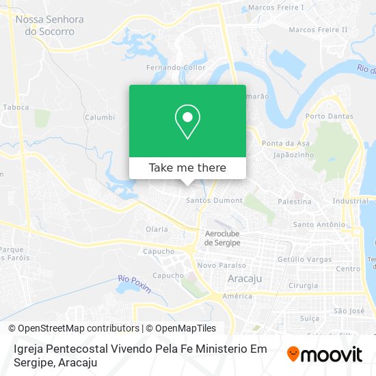 Igreja Pentecostal Vivendo Pela Fe Ministerio Em Sergipe map