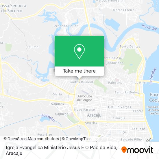 Igreja Evangélica Ministério Jesus É O Pão da Vida map