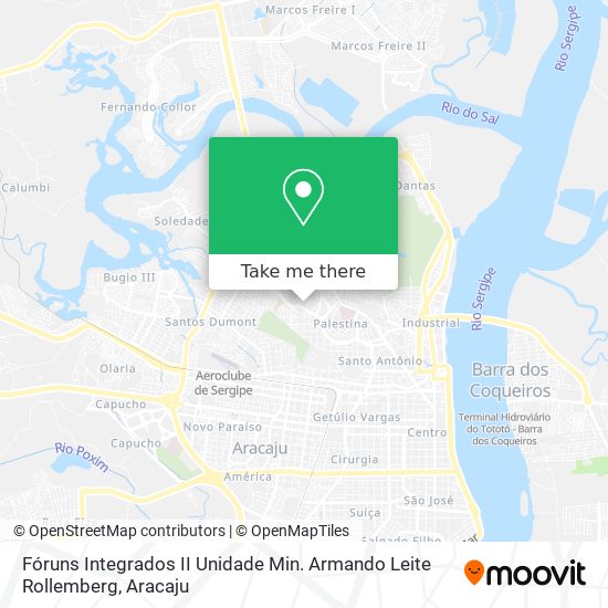 Fóruns Integrados II Unidade Min. Armando Leite Rollemberg map