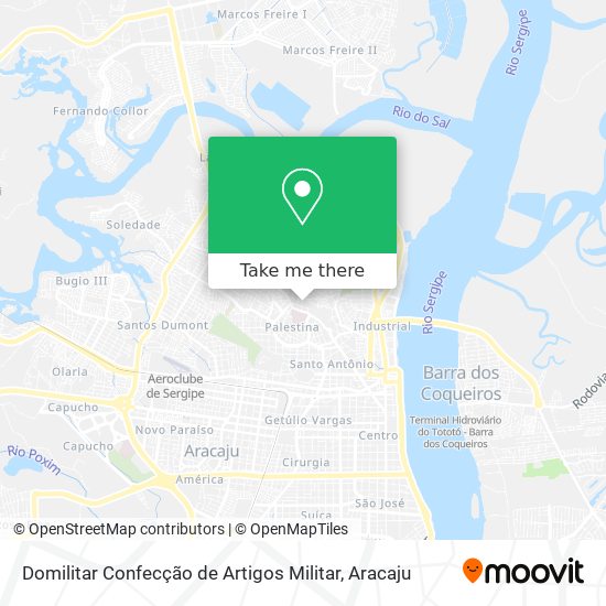 Domilitar Confecção de Artigos Militar map