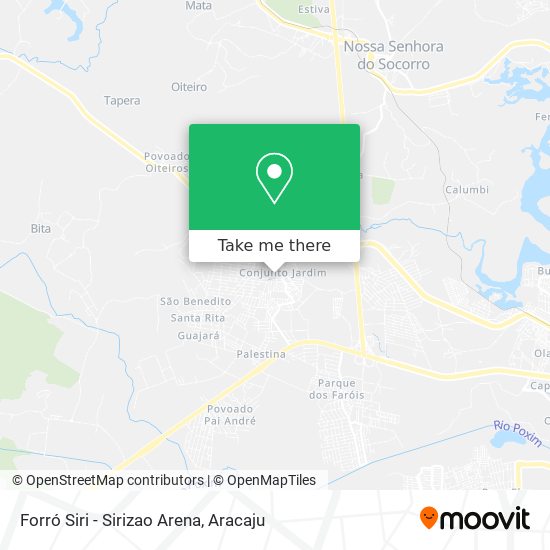 Forró Siri - Sirizao Arena map