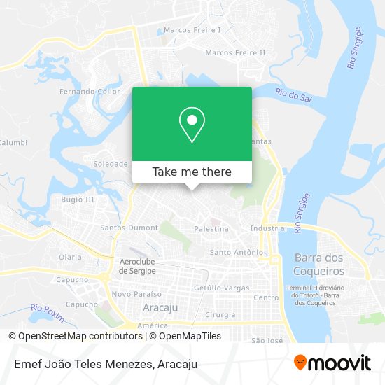 Emef João Teles Menezes map